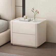 Rock Panel and Wooden Cabinets Nightstands for Your Bedroom thumbnail-2