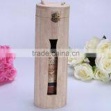 Customized Round Wood Wine Box Accepted OEM.gift Wine Box thumbnail-4