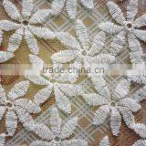 Cotton Mesh Lace Fabric/Embroidery Flower Lace/Water Soluble Lace For Garment Accessory thumbnail-2