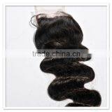Qingdao Hair Virgin Color Natural Root Super Skin Brazilian Human Hair Silk Base Closure thumbnail-3