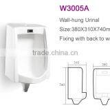 High Quality Wall Mounted White Ceramic Urinal W3005 thumbnail-2