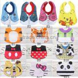 Cute Animal Cartoon Cotton Baby Bibs Lovely Waterproof Infant Bibs thumbnail-3