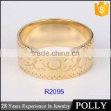 Wholesale India Fashion Design 18K Golden Ring For Men Welcome OEM thumbnail-4