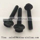 Chinese factory offer flange bolt with knurling