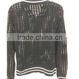 2015 CROCHET LONG SLEEVE HOLLOW CARDIGAN,WOMEN KNIT SWEATER thumbnail-2