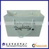 Cheap Recycled White Clothes Paper Bag Wholesale