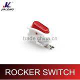3pins Red Light White Body 6A Illuminated Rocker Switch for LIQUID VAPORIZER thumbnail-2