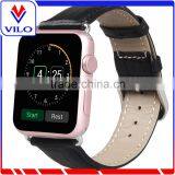 Strap for Apple Watch, For Apple Watch Genuine Leather Original Watch Band With Connection thumbnail-2