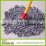 Long Wooden Handle Cotton Mop thumbnail-1