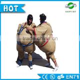 High quality 0.45mm PVC indoor inflatable bubble sumo suit, Japan sumo wrestling suits for sale