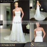OEM ODM Customized Puff Ball Gown Wedding Dress thumbnail-1