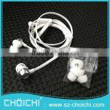 3.5mm Connector White Microphone Original Mobile Earphone With Mic for LG