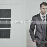 Luxury Italian Design Worsted Wool Suit Fabric Wholesale in Stock