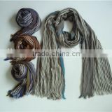 100% knitted viscose woven scarf