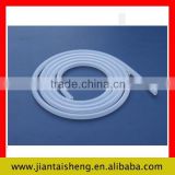 Extruded clear medical silicone tube