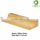 Luxury bamboo office desk organizer