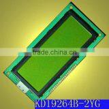 192x64 STN Positive Transflective Yellow-green LCD