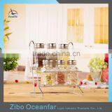 High Quality Mini Salt And Pepper Shaker Empty Glass Spice Jars Clear Condiment Set thumbnail-5