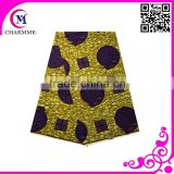 2016 Cheaper african super wax printed fabric of brocade for ladies fashion dress from China