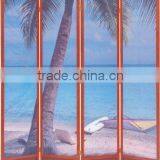 Beach and Coco Folding Screen