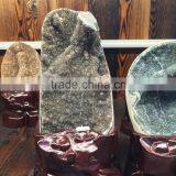 Natural Colorful Crystals Geode Decorative Uruguay Stones Home Decoration