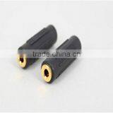 3.5mm Stereo female to 3.5mm Stereo female adapter gold plated