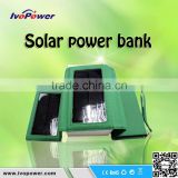 Folding solar mobile charger power bank