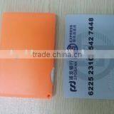 New Products Credit Card Power Bank, Exact Same Size as Credit Card,1400mAh Battery ,Plastic Housing With Cable thumbnail-2