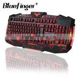 Popular USB Wired Backlit Keyboard With Cool Crack Parttern thumbnail-4