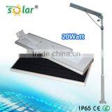 2016 New Products All in One Solar Street Light 15w-100 w Solar Intergrated Lighting With Sensor thumbnail-1