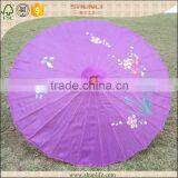 Oil Printed Paper Bamboo Parasol for Wedding Decoration