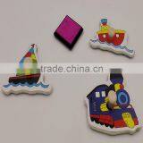 Rubber Wooden Puzzle Stamp