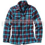 Women's Scotch Plaid Shirt Ladies Red/ Green/black Check Flannel Shirts for Christmas thumbnail-6