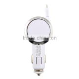 Retractable cell phone car charger with high compatibility