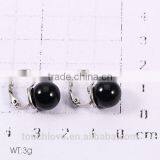 E0534-B-TLM Wholesale Stud Earring, Fashion Black Pearl Earring For Party thumbnail-3