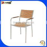 cheap aluminum patio polywood cafe chair ZT-1080C