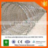 High Quality Razor Wire Concertina Stainless Steel 304 Razor Barbed Wire