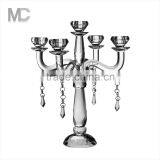 Wedding Table Decroration, Hight Transparent And Polished Candelabra Tree Candle Holder thumbnail-1