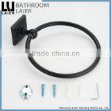Elegant Wholesale Prices Zinc Alloy ORB Finishing Bathroom Accessories Wall Mounted Towel Ring thumbnail-5