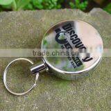 Promotion Gifts Wholesale Cheap OEM Metal Retractable Keychain Key Finder thumbnail-6