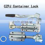 Shipping container lockset assembly