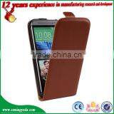 2015 New Arrived Book Style PU Leather Mobile Phone Case for HTC One M8