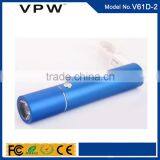 2600mah Tiny Lipstick Cylinder Battery Cell Phone Portable Charger Power Bank With Flashlight thumbnail-1