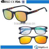 China Factory Clip on Sunglasses With Optical Glasses Frame
