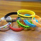 2016 New Products Arts and Crafts Rubber Gift Silicone Bracelet for Promotional Gift thumbnail-3
