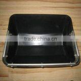 Plastic Trough With Stainless Steel Rim