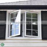 Side Hung 2 Sash Window With Decoration Bar Inside Double Glass