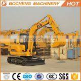 With Price FR80 8300kg 60kw Foton Lovol 0.32CBM Security and Reliable Multifunctional Attachments New Excavator Price