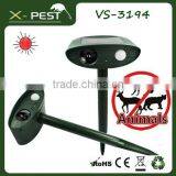 2015 Visson New X-pest yard gard product VS-3194 solar wild ultrasonic animal monkey repeller