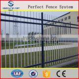 Spear Top Security Iron Fencing With Punched Tube Rails thumbnail-4